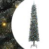 vidaXL Artificial Christmas Tree with 300 LEDs with Stand Green 240 cm