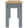 vidaXL Dining Bench PANAMA Grey 105x30x45 cm Solid Wood Pine