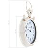 vidaXL Wall Clock Vintage 30 cm