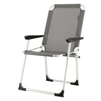 Travellife Luxury Foldable Camping Chair Ancona Compact Grey