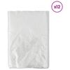 vidaXL Dust Sheet 12 pcs Transparent 400 x 500 cm HDPE
