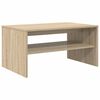 vidaXL Coffee Table Sonoma Oak 80 x 50 x 40 cm Engineered Wood