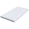 vidaXL Mattress White 90 x 190 cm PU Foam