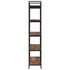 vidaXL Bookshelf Smoked Oak 100 x 33.5 x 178 cm Engineered Wood