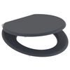 SCH&Uuml;TTE Toilet Seat with Soft-Close SPIRIT ATHRAZIT Anthracite Matte