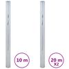 vidaXL Solar Films 3 pcs Static Reflective Effect Silver PVC