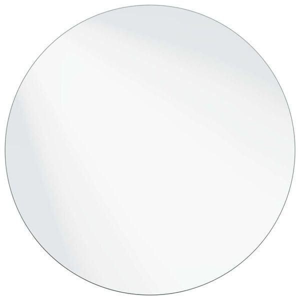 vidaXL Wall Mirror Round &Oslash; 70 cm Tempered Glass