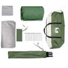 vidaXL Car Tent 4-Person Green Waterproof
