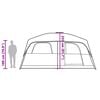 vidaXL Family Tent Cabin 8-Person Blue Waterproof