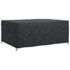 vidaXL Furniture Cover Plain Black 280 x 204 x 106 cm 210D