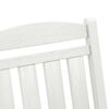 vidaXL Garden Rocking Chair 2 pcs White 70 x 92 x 108cm Plastic