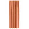 vidaXL Blackout Curtains with Rings 2 pcs Terracotta 245 x 140 cm