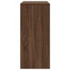 vidaXL Shoe Cabinet Brown Oak 57x34x76 cm Engineered Wood