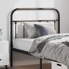 vidaXL Metal Headboard Black 100 cm