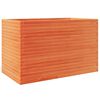 vidaXL Garden Planter Wax Brown 110x60x68.5 cm Solid Wood Pine