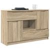 vidaXL Sideboard Sonoma Oak 100 x 30 x 65.6 Engineered Wood