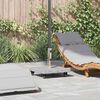 vidaXL Parasol Base Gery 45 x 45 x 45 cm Granite