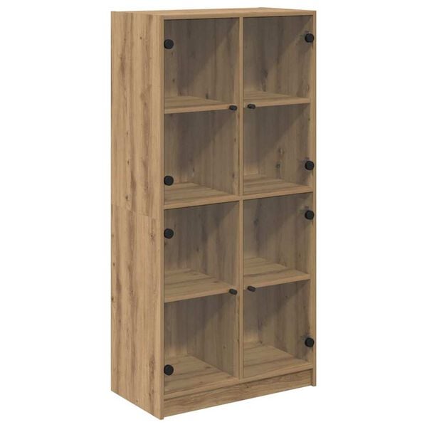 vidaXL Highboard Artisan Oak 68 x 37 x 142 cm Engineered Wood