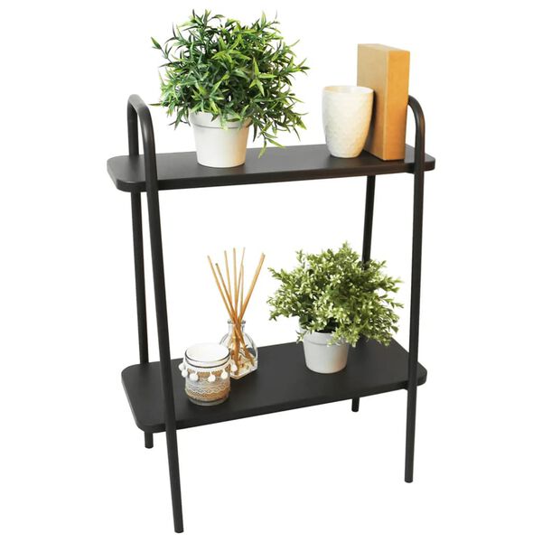 ProGarden Flower Rack Matt Dark Grey 50x26x66 cm