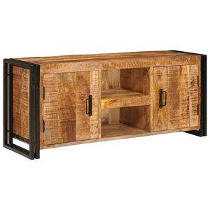 vidaXL TV Cabinet with Shelf Brown 120 x 33 x 50 cm Solid acacia wood
