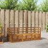 vidaXL Sofa Sets 3 pcs Natural Solid Acacia Wood
