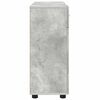 vidaXL Wooden Cabinet with Drawer Concrete Grey 88.5 x 30.5 x 73 cm