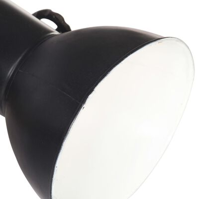 vidaXL Industrial Wall Lamp Black 65x25 cm E27