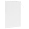 vidaXL Window Blind with Curtains Manual White Aluminium