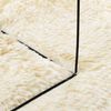 vidaXL Shaggy Rug High Pile NAVARRA Cream 120x120 cm Polyester