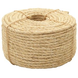 vidaXL Rope 100% Sisal 6 mm 250 m