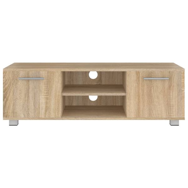 vidaXL TV Cabinet Sonoma Oak 110x40x35 cm Engineered Wood