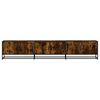 vidaXL TV Cabinet Smoked Oak 210x35x41 cm Engineered Wood
