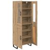 vidaXL Highboard 2 pcs Artisan Oak Engineered Wood
