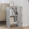 vidaXL Bookshelf Grey Sonoma 52 x 25 x 71.5 cm Engineered Wood