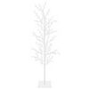 vidaXL Micro Birch Christmas Tree White 150 cm Steel 360 LEDs
