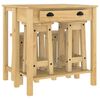 vidaXL 5 Piece Bar Set Solid Wood Pine