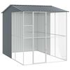 vidaXL Bird Cage Anthracite 215 x 310 x 247 cm Galvanised Steel