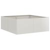 vidaXL Planter 80x80x30 cm Stainless Steel