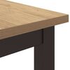 vidaXL Table Artisan Oak 80 x 50 x 76.5 cm Engineered Wood and Steel
