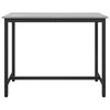 vidaXL Table Grey Sonoma 100 x 50 x 76.5 cm Engineered Wood and Steel
