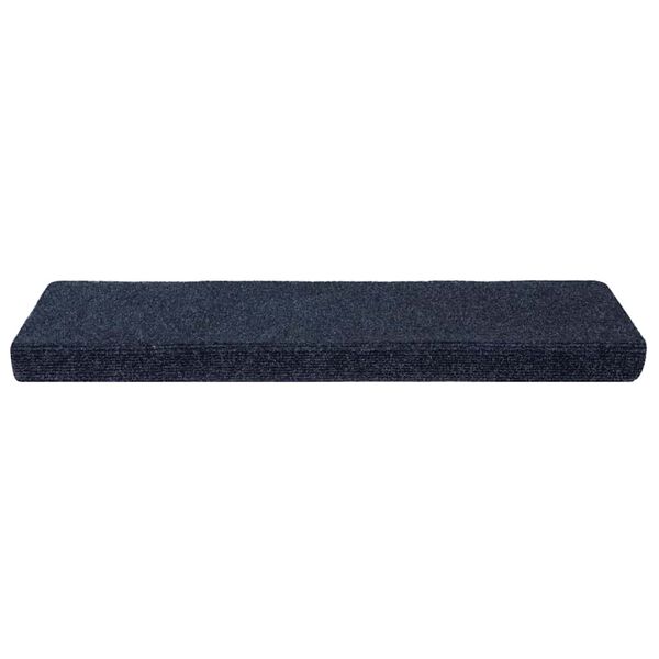 vidaXL Stair Mats Self-adhesive 10 pcs 65x21x4 cm Anthracite Rectangular Edge
