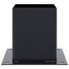 vidaXL Post Bases Square 12 pcs Anthracite 121x121 mm Powder-coated Steel
