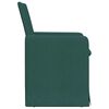 vidaXL Dining Chairs 2 pcs Dark green 57 x 67 x 95 cm Fabric