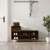 vidaXL Shoe Cabinet Brown Oak 102x36x60 cm Engineered Wood