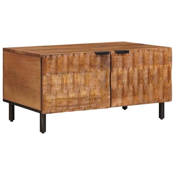vidaXL Coffee Table Brown 80 x 50 x 40 cm Solid Mango Wood
