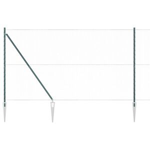 vidaXL Welded Wire Fence with Spikes 10 x 1.5 m (W x H)