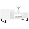 vidaXL Coffee Table White 100x50x45 cm Engineered Wood