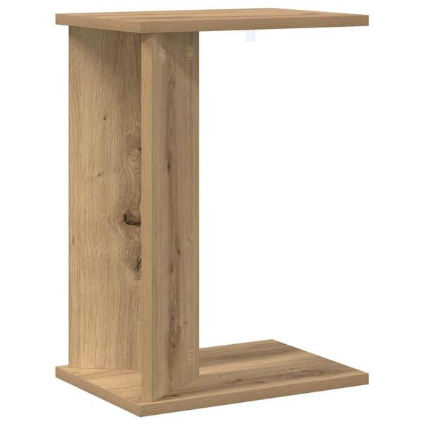 vidaXL End Table Artisan Oak 35 x 25 x 50 cm Engineered Wood