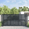 vidaXL Garden Gate Anthracite 300x125 cm Steel