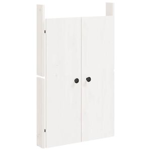 vidaXL Outdoor Kitchen Doors White 50x9x82 cm Solid Wood Pine